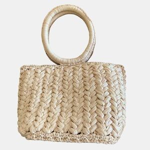 CARRIE FORBES RAFFIA BAG